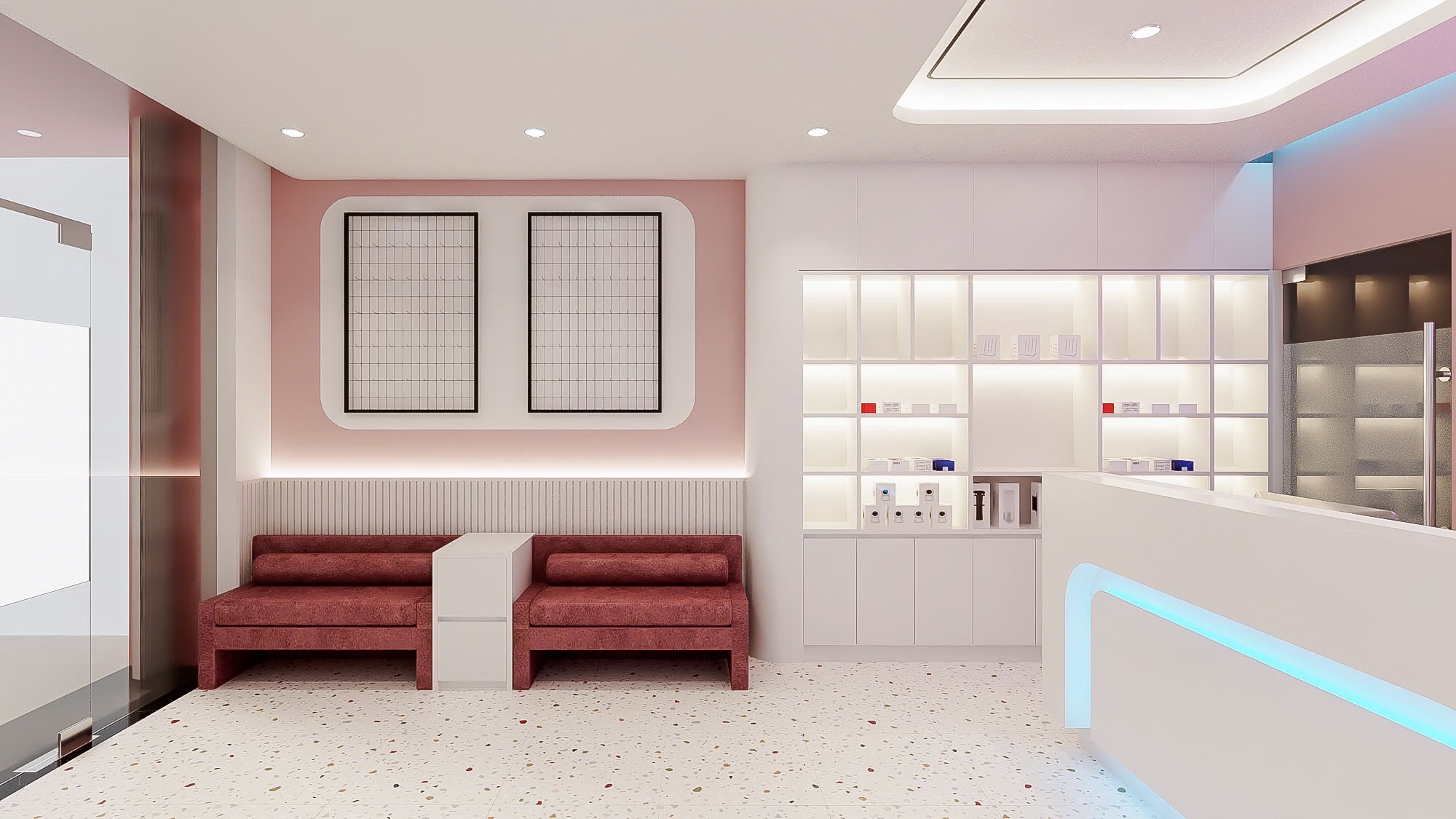 THIẾT KẾ THI CÔNG GENZ STORE - GÒ VẤP 4 Dự án thiết kế thi công shop điện thoại diện tích 20m2 tại 103 Quang Trung