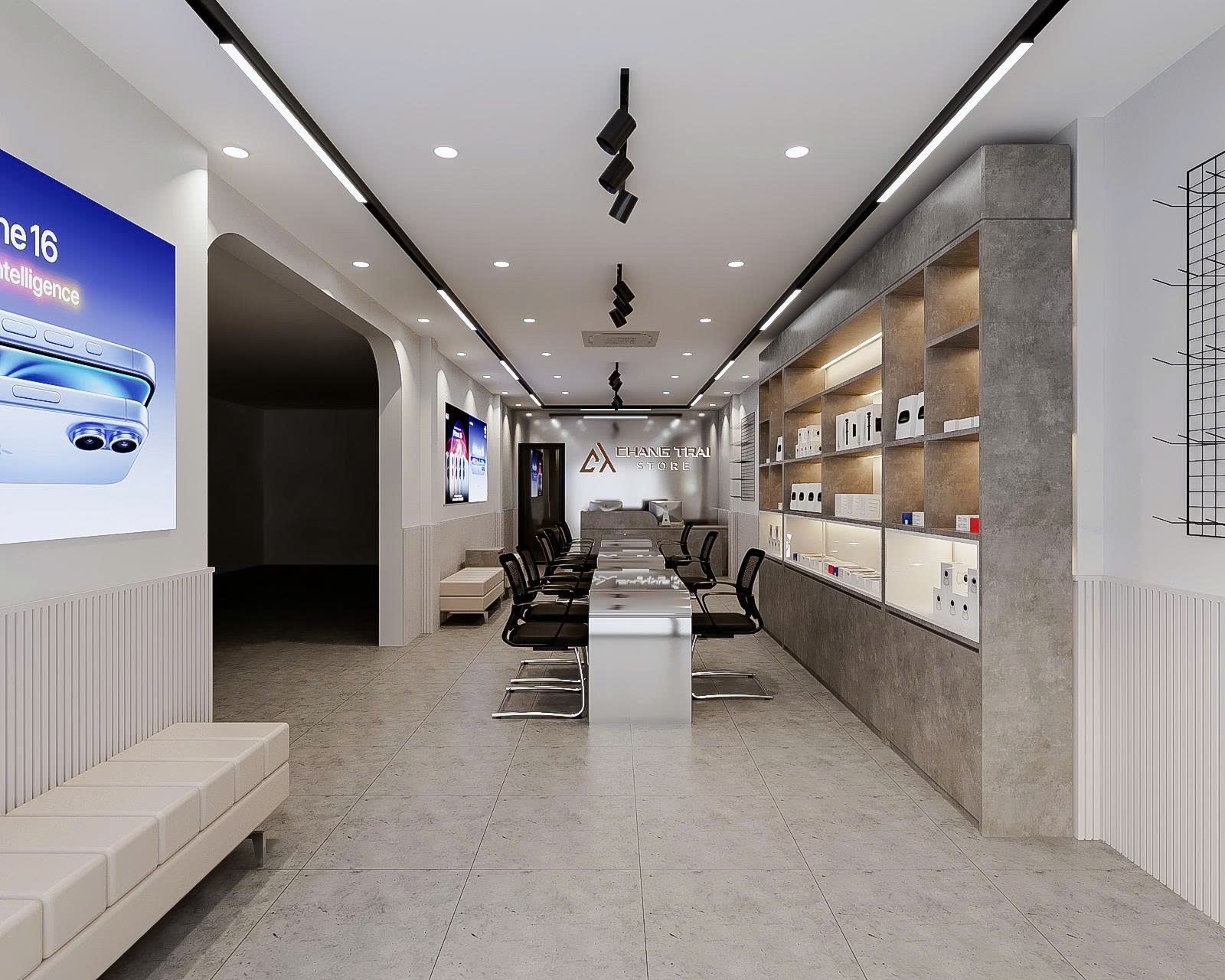 Design & Construction of Chàng Trai Mobile Phone Shop