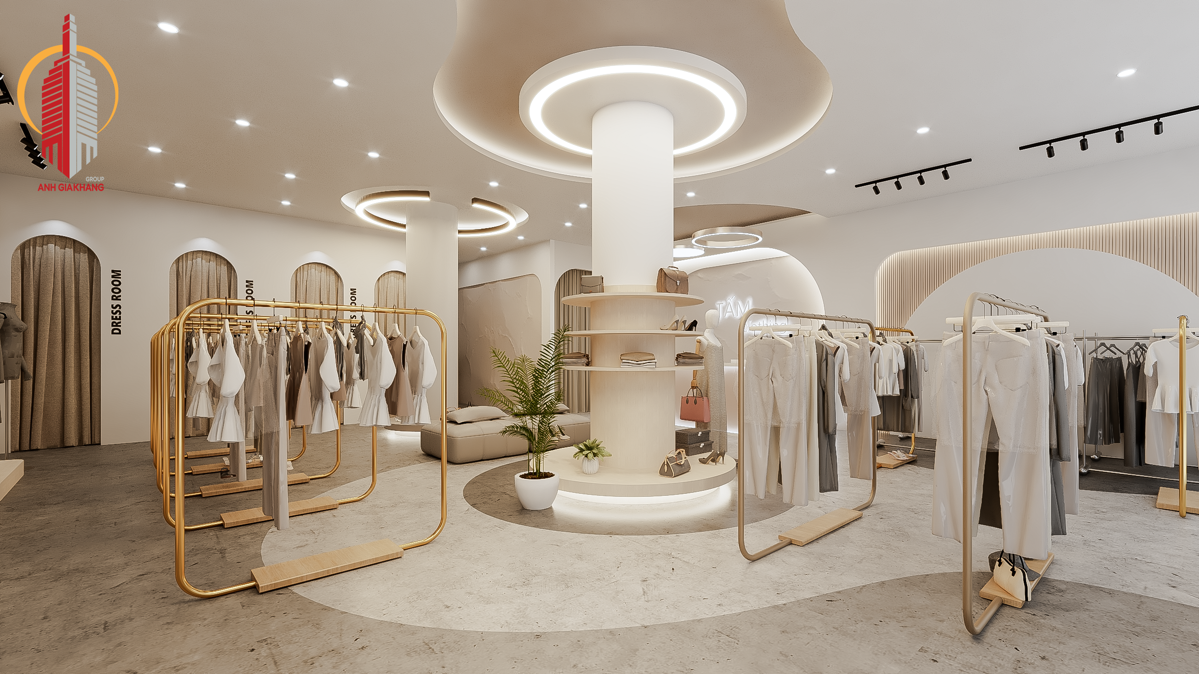 Tam Clothing Fashion Shop Design, Binh Duong Province