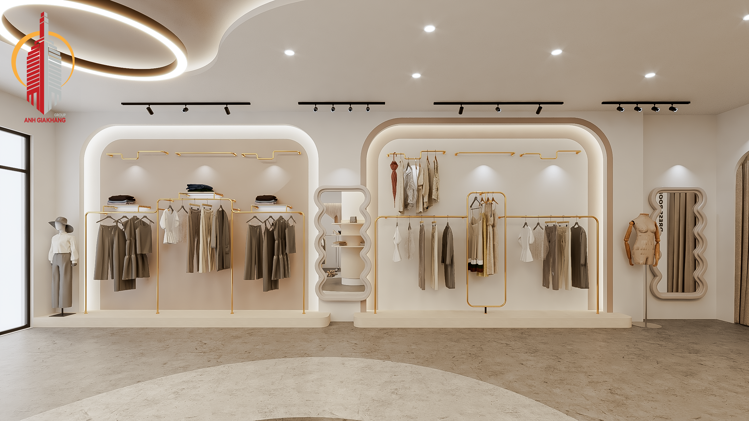Fashion shop design in HCMC